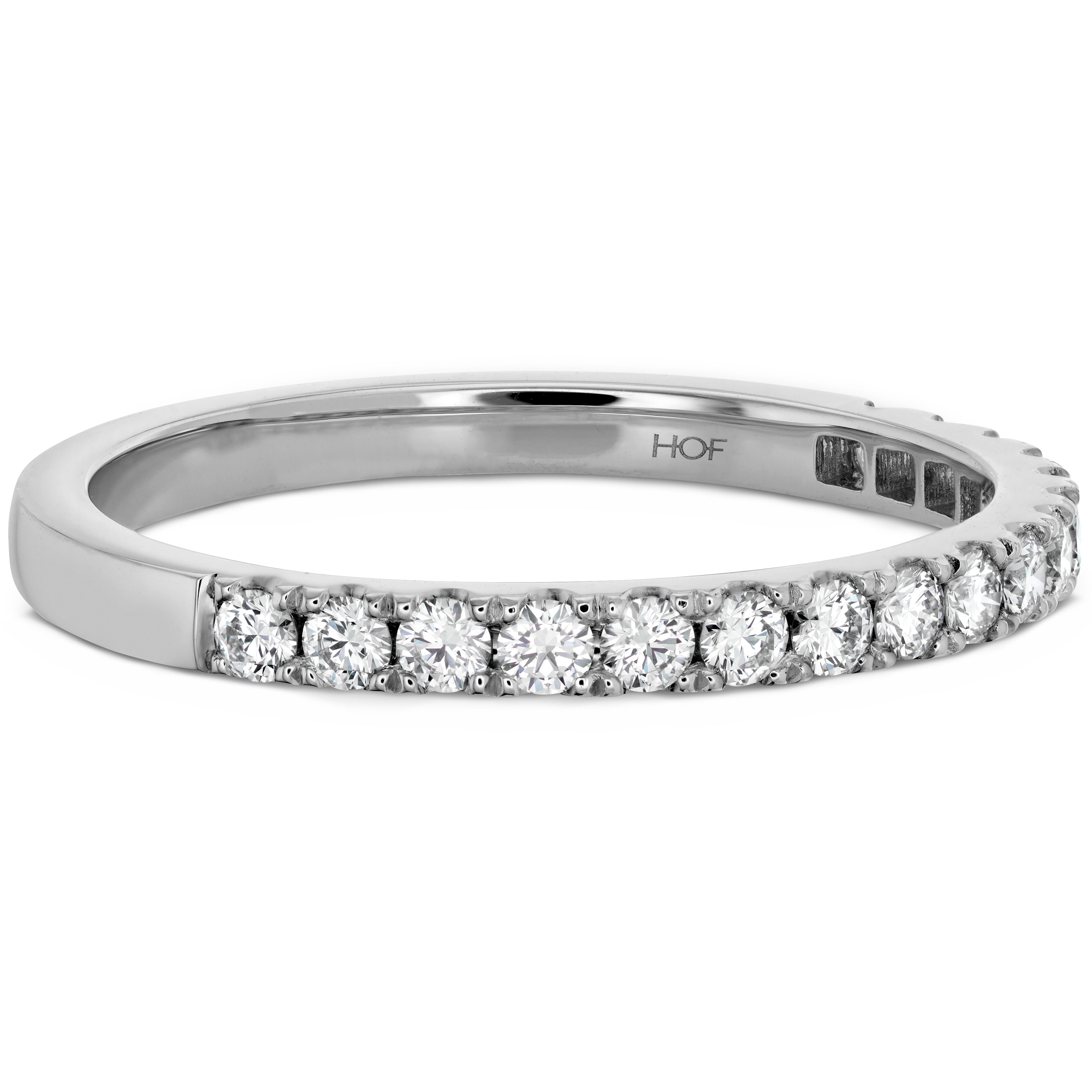 Hearts On Fire Transcend Premier Diamond Band, detail view