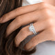 Hearts On Fire Transcend Premier Diamond Band on model