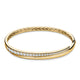 Yellow Gold Vela Diamond Crossover Bangle