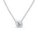 Lu White Gold Diamond Droplet Pendant, 0.50 ctw