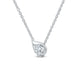 Lu White Gold Diamond Droplet Pendant, 0.50 ctw