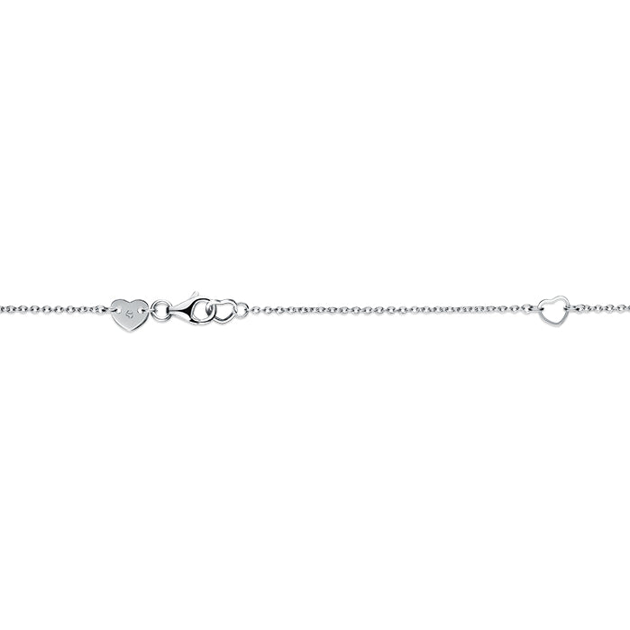 Lu White Gold Diamond Droplet Pendant, 0.50 ctw