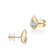 Hearts On Fire Lu Droplet Stud Earrings, 0.67 ctw