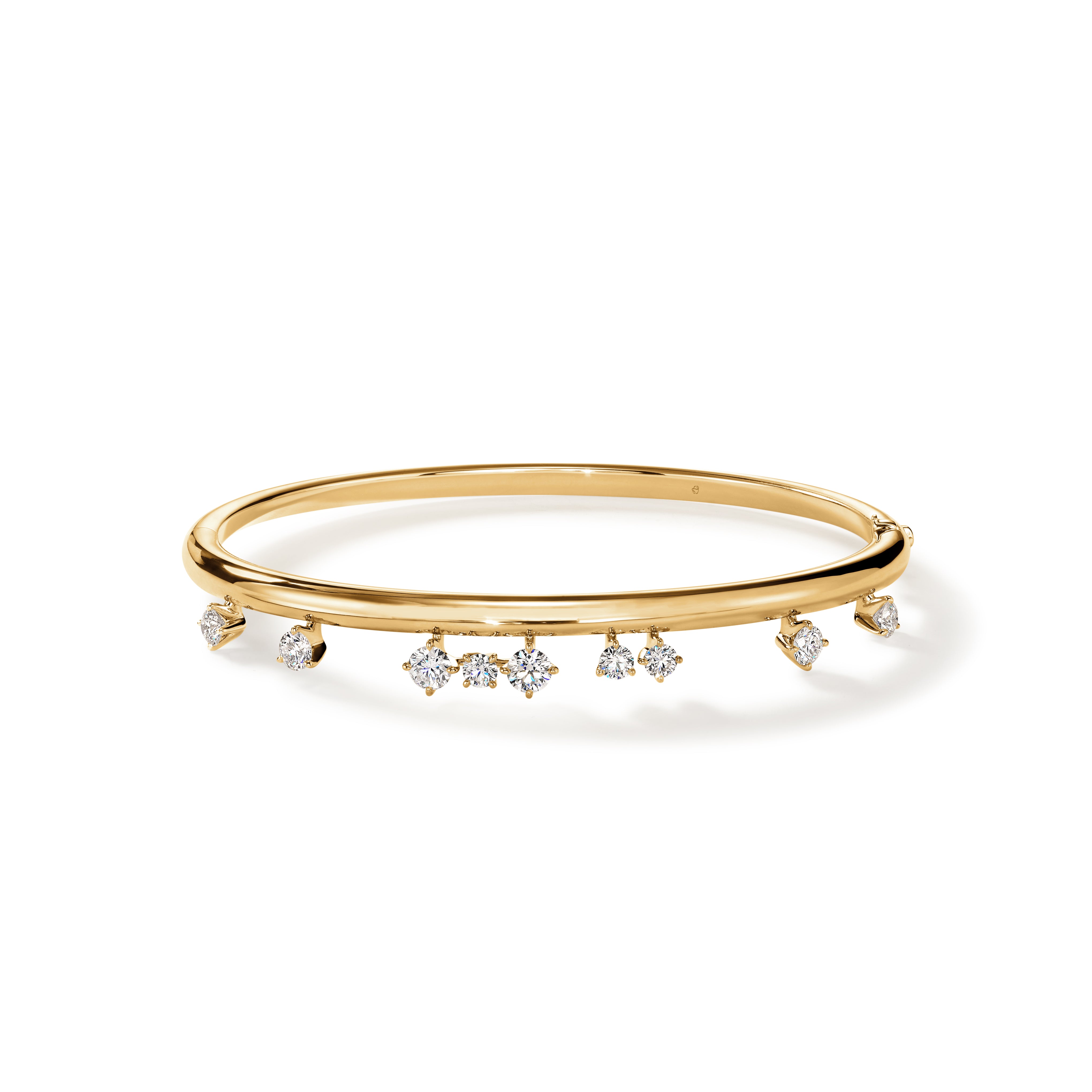 Hearts On Fire Barre Floating Diamond Bangle, 1.09 ctw