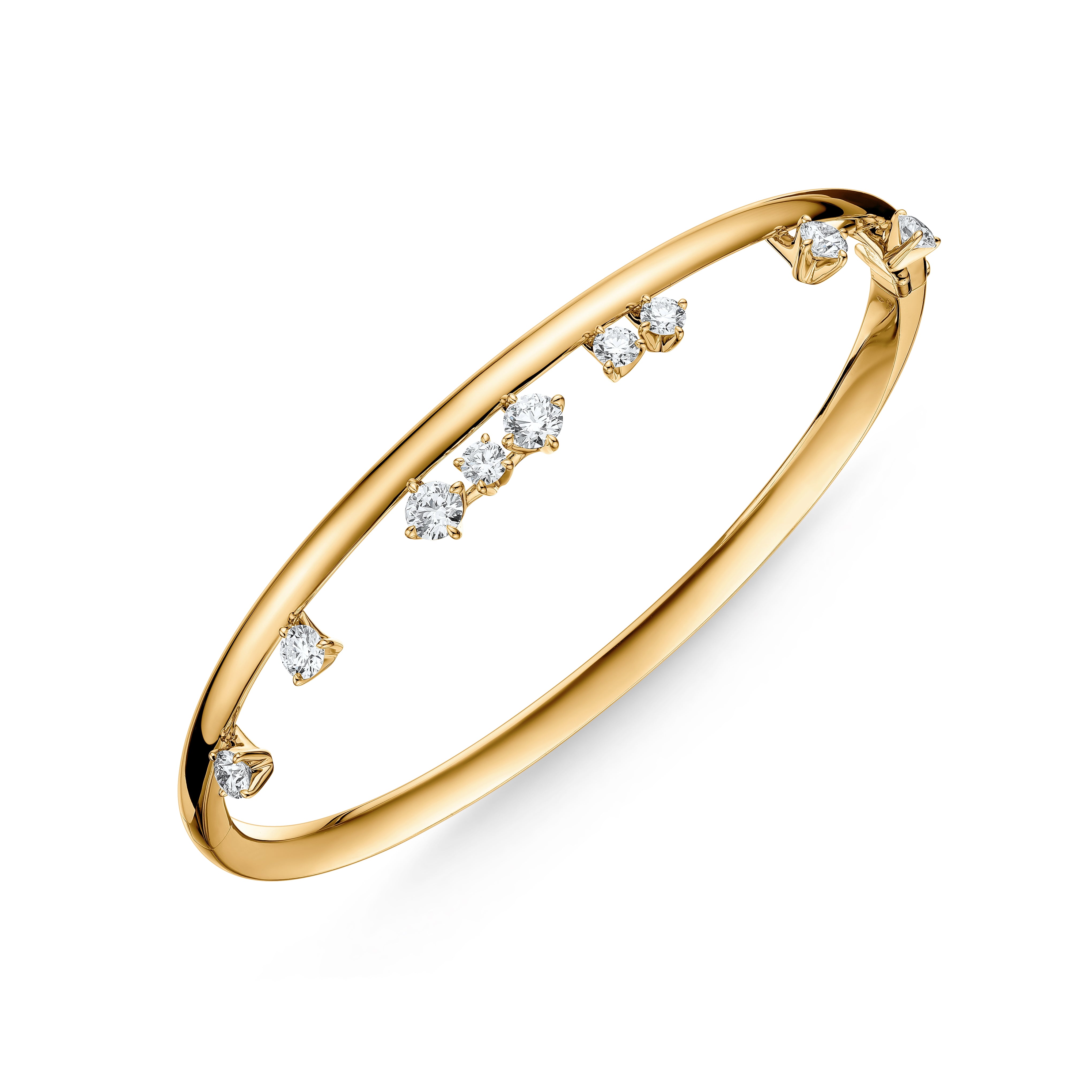 Hearts On Fire Barre Floating Diamond Bangle, 1.09 ctw