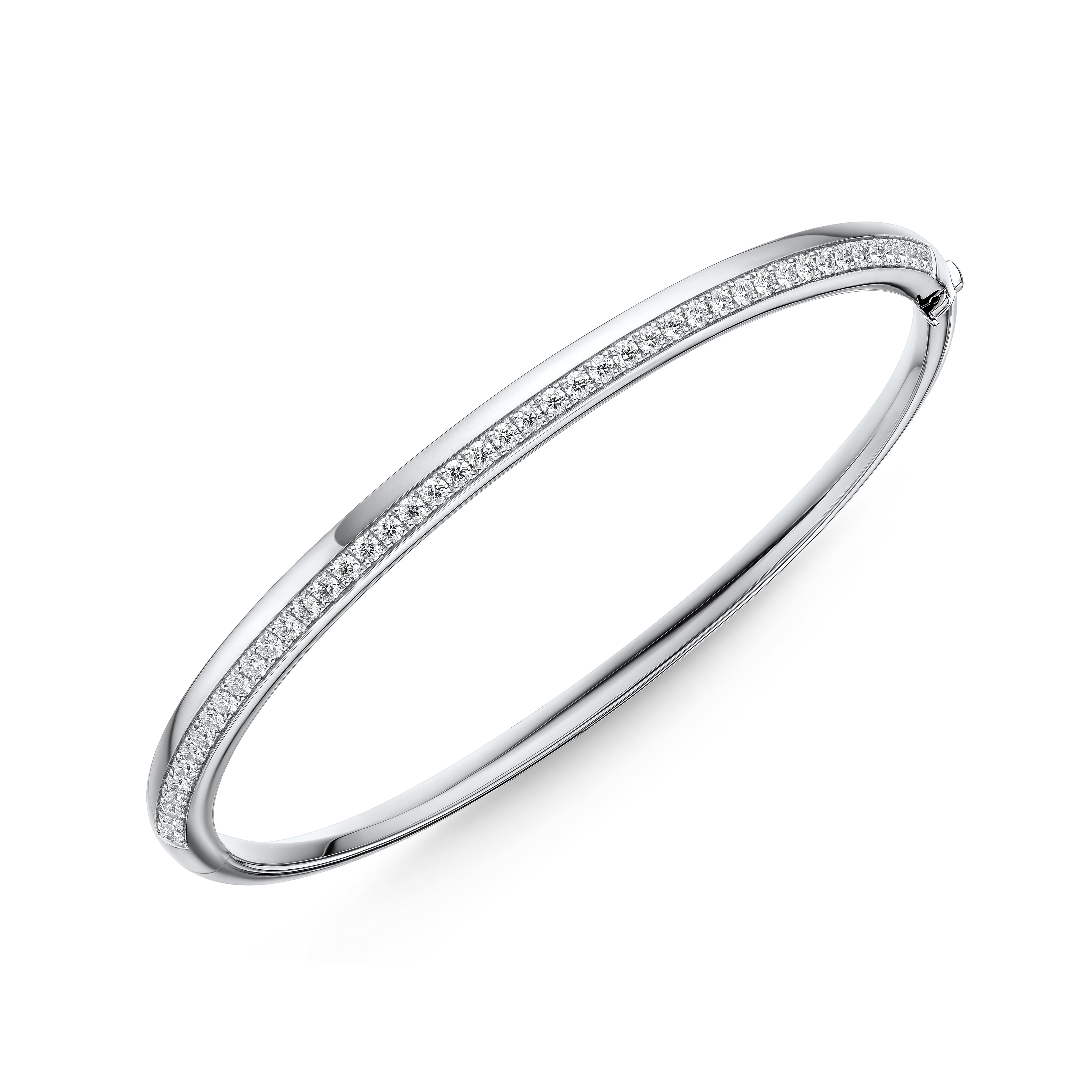 Hearts On Fire Barre Pave Bangle