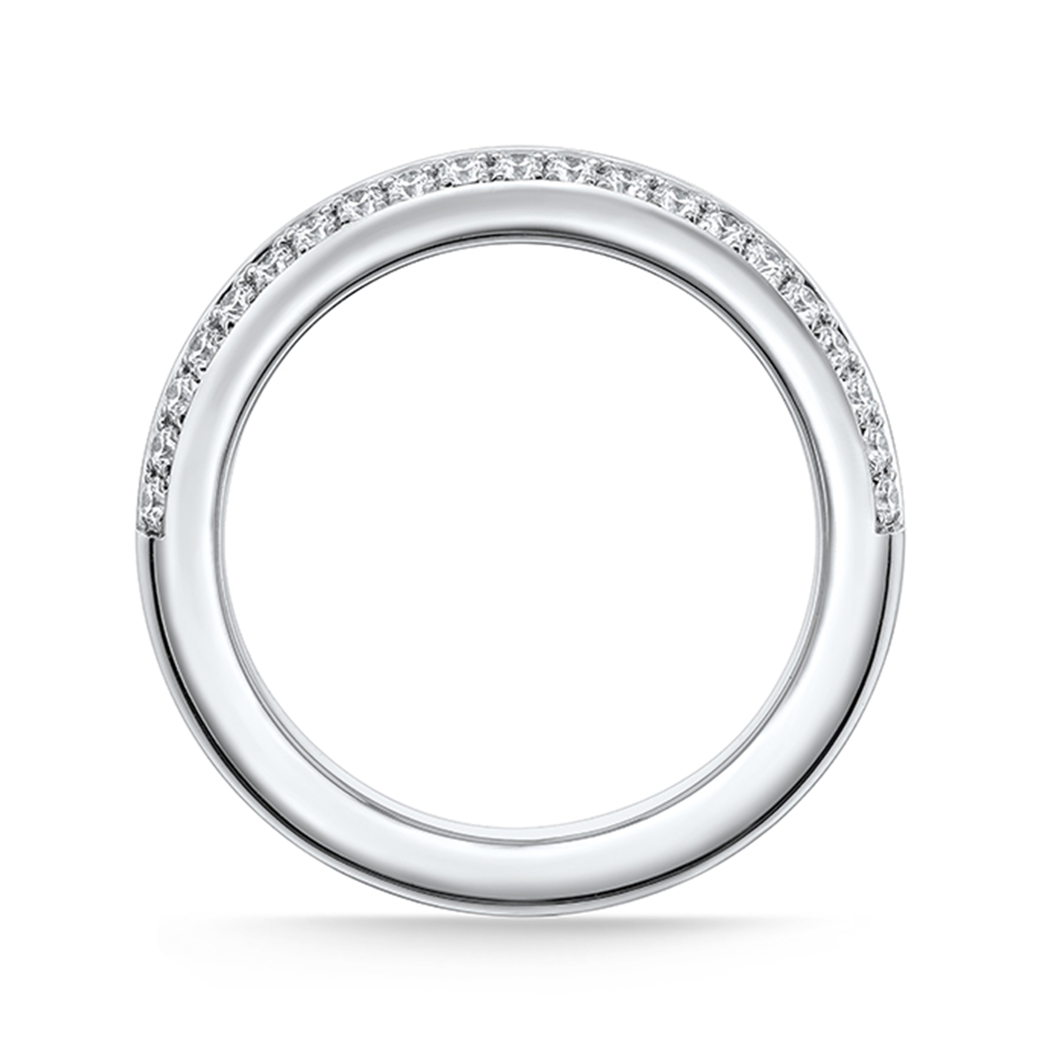 Hearts On Fire Barre Pave Band
