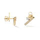 Hearts On Fire Barre Floating Single Diamond Pave Climber Earrings, 0.83 ctw