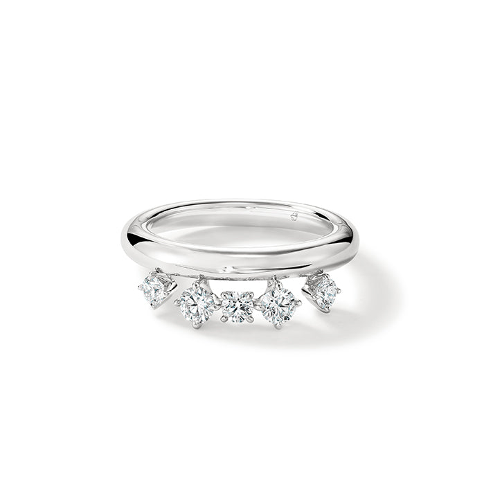 Barre Floating Diamond Ring