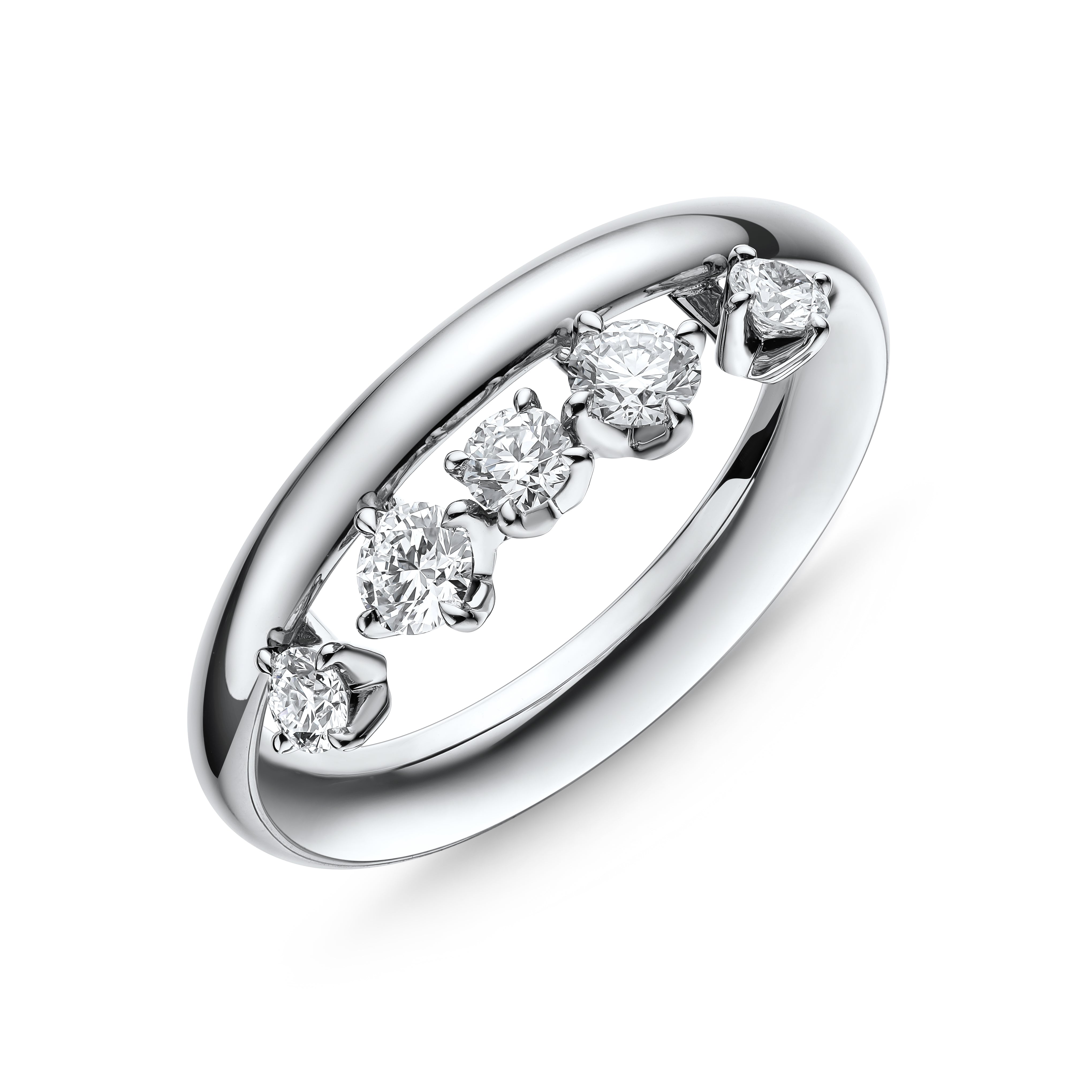 Hearts On Fire Barre Floating Diamond Ring