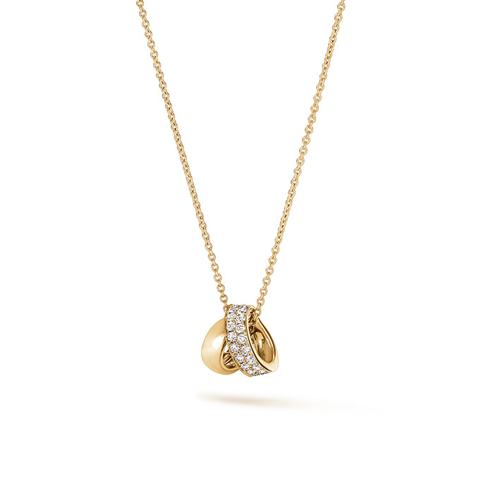 INSIDE/OUT Multi-Wear Rondel Diamond Pendant Necklace