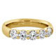 Hearts On Fire Signature 5 Stone Diamond Band