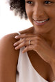 Hearts On Fire Signature 11-Stone Band on model