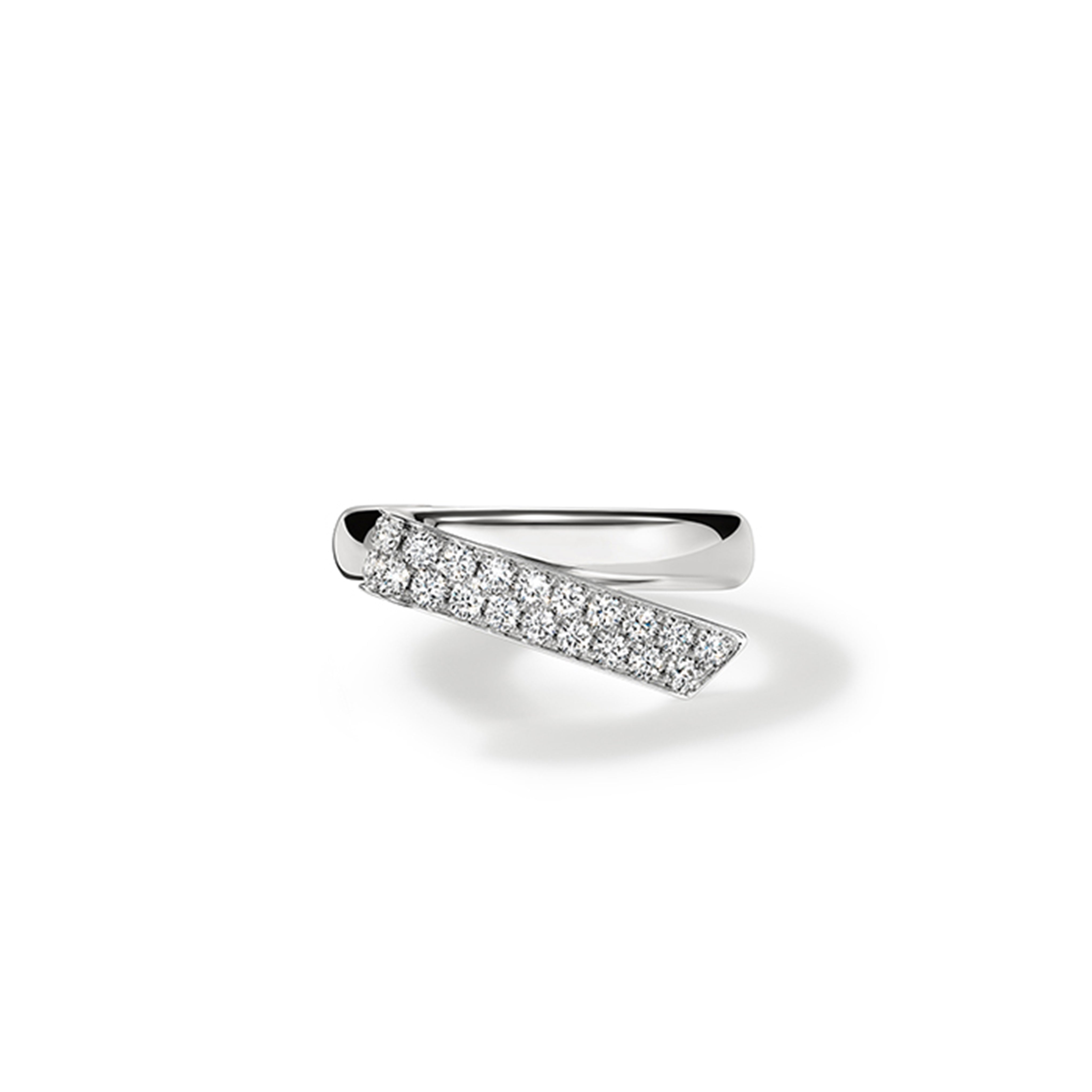Hearts On Fire Inside/Out Elongated Flip Ring, 0.46 ctw