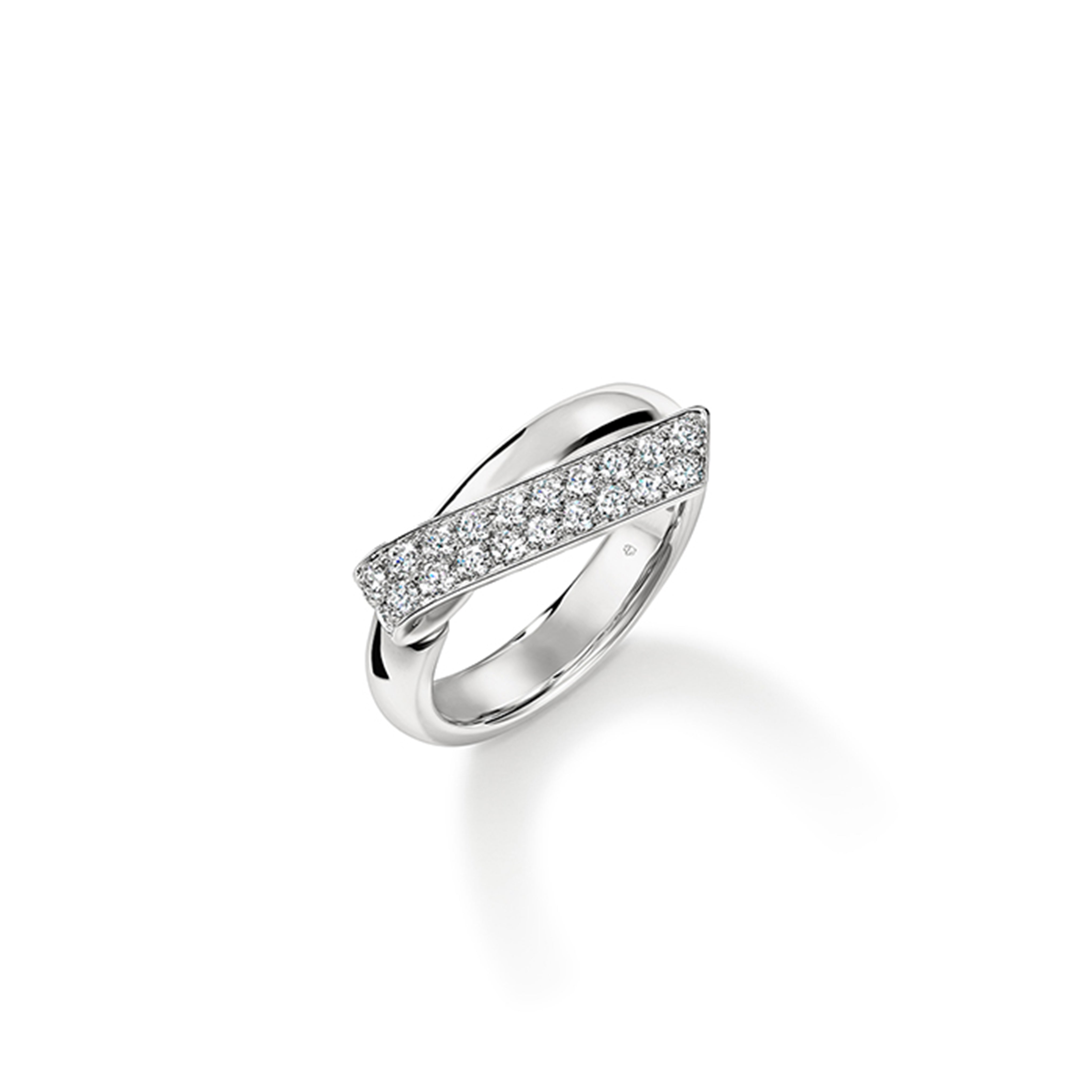 Hearts On Fire Inside/Out Elongated Flip Ring, 0.46 ctw
