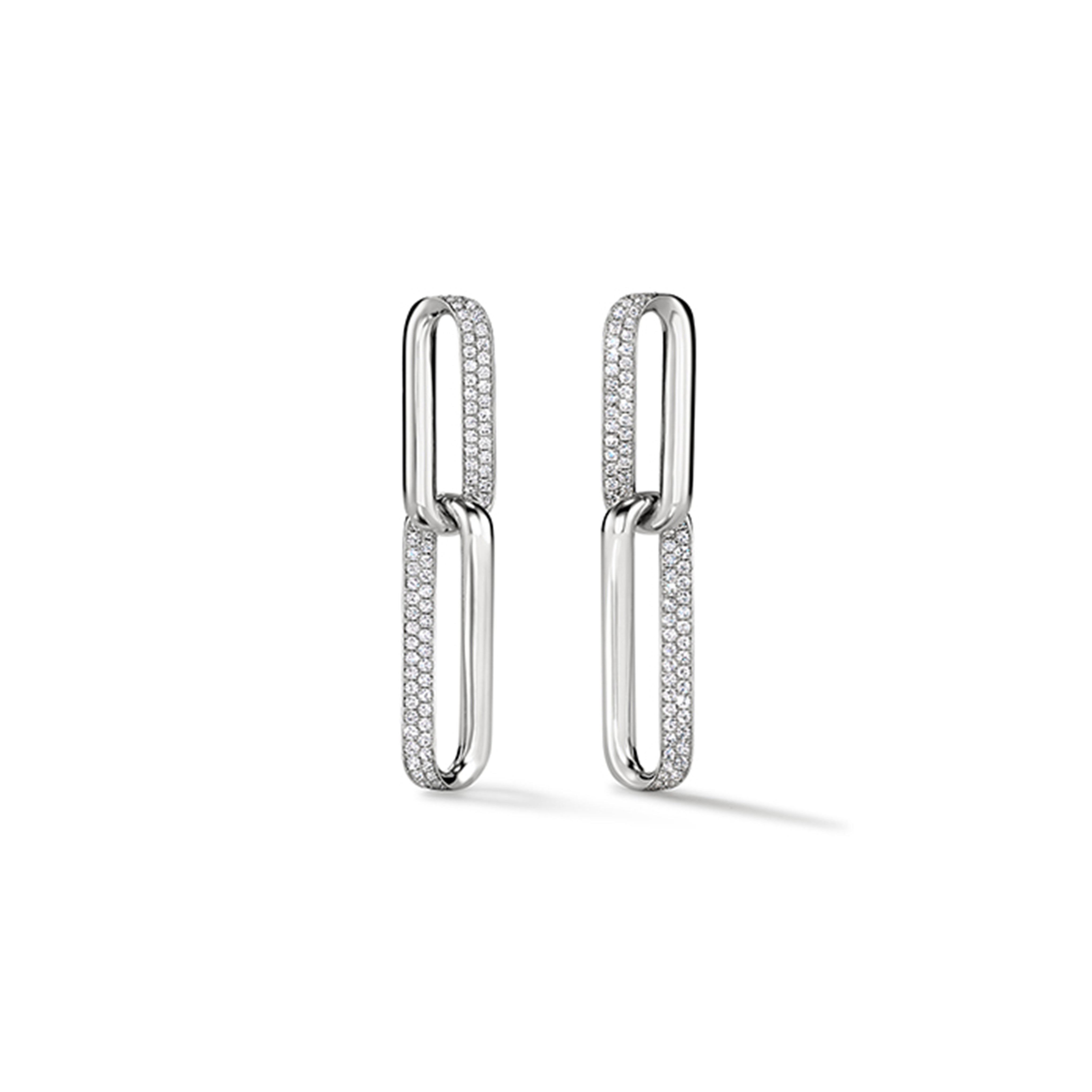 Hearts On Fire Inside/Out Link Earrings, Small