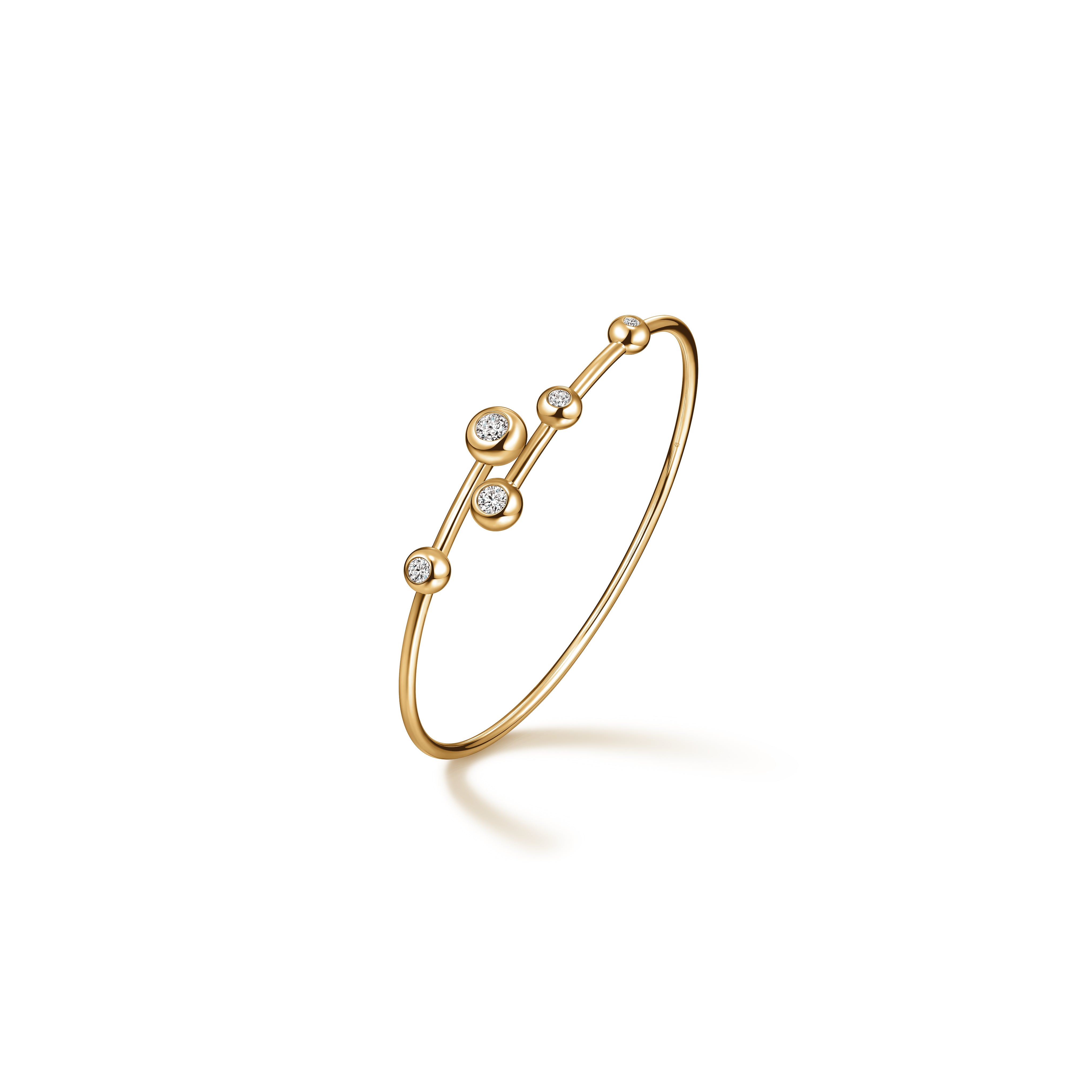 Hearts On Fire Dream Floating Flexi Bangle