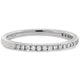 Hearts On Fire Signature Diamond Band, detail view