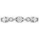 Hearts On Fire Bezel Regal Band in white gold with diamonds