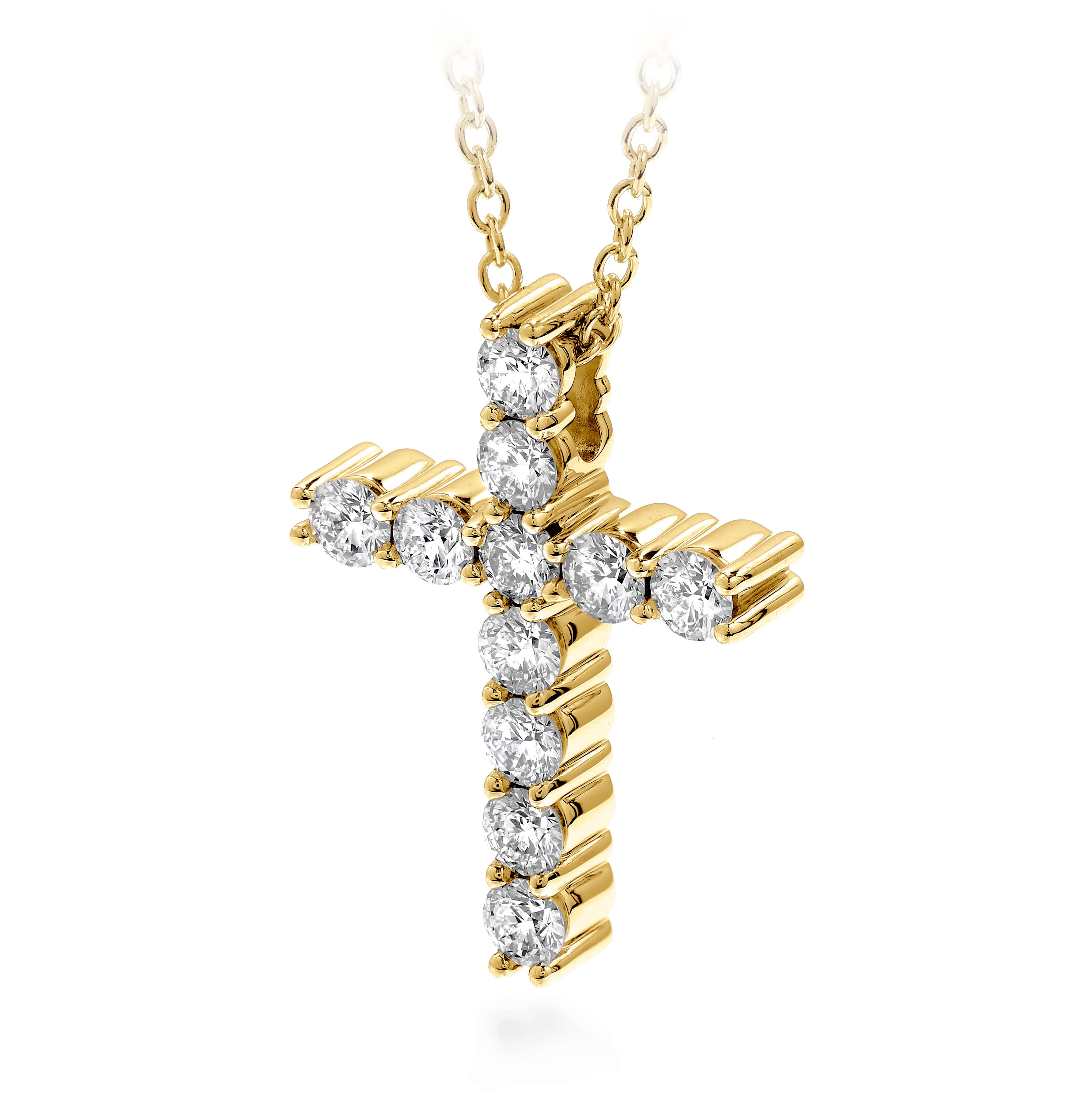 Hearts On Fire Whimsical Cross Necklace