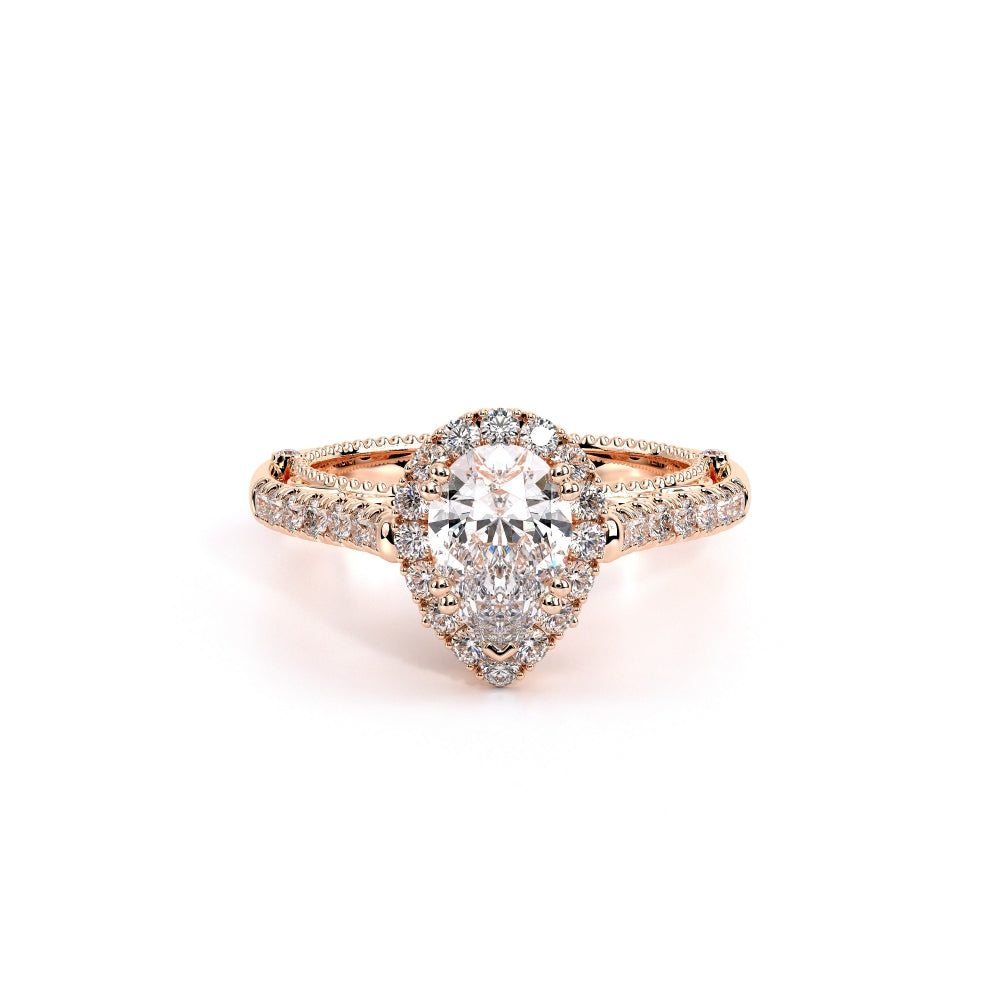 Venetian Pear Shaped Engagement Ring Setting